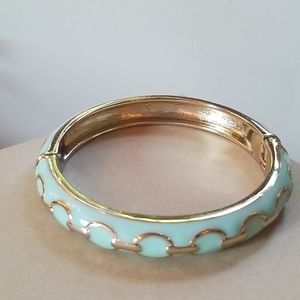 PREMEIR DESIGNS light blue bangle bracelet